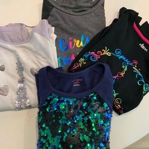 4 long sleeve girls shirts